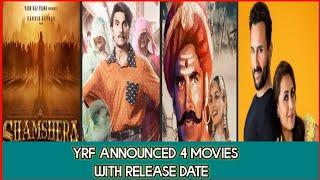 YRF Upcoming 4 Movies ! #Shorts