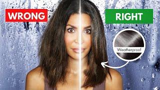 How To Tame Your Frizzy Hair | INCREDIBLE HACKS for RAINY HUMID Days! *GIVEAWAY*