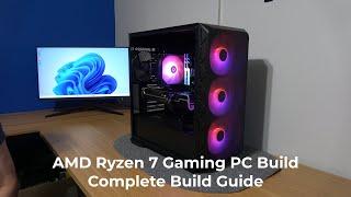 "BUILD A GAMING PC WITH ME"  Ryzen 7 Build Start to Finish