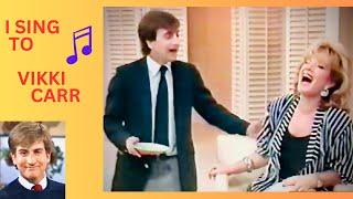 Tom Chasuk, The Bean Gourmet, serenades Vikki Carr on TV! #tv #vikkicarr