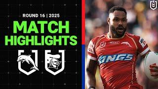 2025 NRL Match Highlights | Dolphins v Knights | Round 16