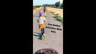 Fun Outdoor Activities with Kids #shorts #shorts30 #fit  #outdoorskating #outdooractivitiesforkids