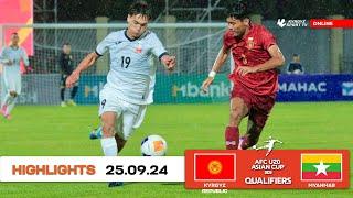 HIGHLIGHTS | Kyrgyzstan - Myanmar | AFC U-20 ASIAN CUP QUALIFIERS | GROUP «I»