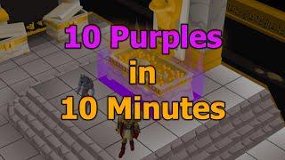 This video has 10 Purples in 10 Minutes (Raids 3 OSRS)