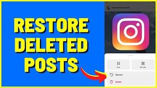 How to Restore Recently Deleted Posts & Instagram Reels (2023)