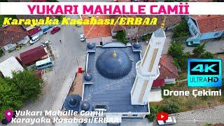 Karayaka - Yukarı Mahalle Camii (ERBAA) / 4K Drone Çekimi / Esat Aydoğan - Yağmur fon / 15.7.21