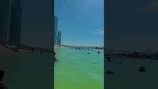 Dubai JBR Marina Beach it’s beautiful view #dubaimarina #marinabeachdubai #dubai #jbr #travelplans