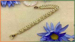 Easy Right Angle Weave Bracelet Tutorial