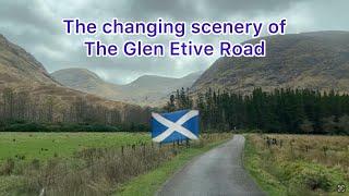 Part two of our drive in Scotland on the Glen Etive Road, and wow the scenery is stunning 