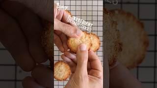 Easy 2-Ingredient Coconut Cookies 