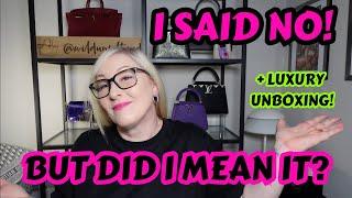 ANOTHER LUXURY UNBOXING!  + SAYING NO TO THESE LUXURY BAGS! WHY I REJECTED THEM IN NEW YORK!