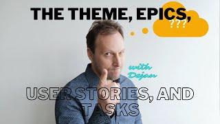 The Theme, Epics, User Stories, and Tasks with Dejan Majkic