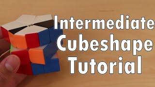 Intermediate Cubeshape Tutorial for Square-1 (Scallop-Kite Tutorial)