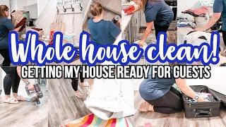 WHOLE HOUSE CLEAN WITH ME | CLEANING MOTIVATION  | HAPPY HOMEMAKING CHRISTINAS HOME