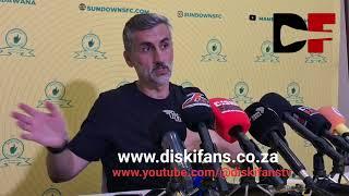 Jose Riveiro reflects on Orlando Pirates' 4-1 defeat to Mamelodi Sundowns