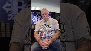 A few words from @brian_everett regarding the Huge Loss of Jack Rudy. @motorcitytattooexpo