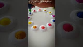 Diwali Special Spoon Trick Rangoli Designs #shorts