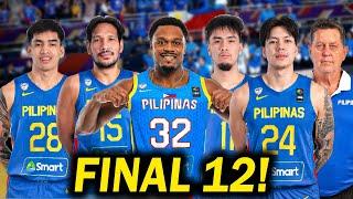 GILAS PILIPINAS FINAL 12 ROSTER vs New Zealand! Walang AJ EDU! Mahihirapan Dito ang Tall Blacks!