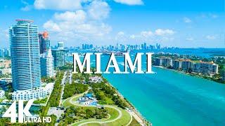 MIAMI, Florida 4K - Relaxing Music Along With Beautiful Nature Videos (4K Video Ultra HD)