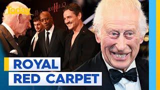 King Charles walks red carpet at world premiere of Gladiator II | Today Show Australia