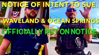 Notice Of Intent To Sue-Waveland & Ocean Springs.