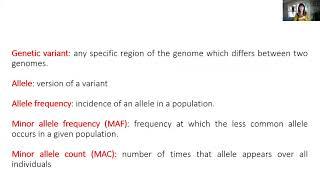 Introduction to common variation part 1