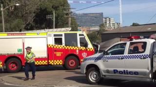 Fire Rips Through Sydney Construction Site