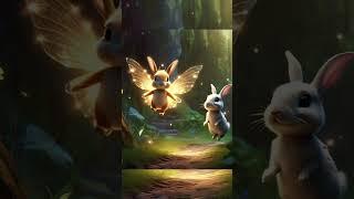 Ella The Rabbit Enchanted Evening | cute story | animals story | #shorts #story