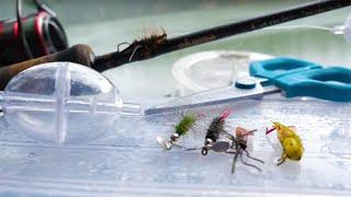 Easy Way To Catch Trout Using Water Bobbers & Artificial Flies. (Fly Fishing?!)