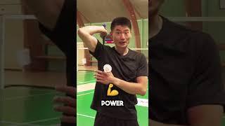 Learn the forehand cross court cut  #badminton