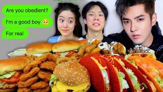 Reading Kris Wu's CRINGY Text Messages | Taco Bell & Burger King Mukbang