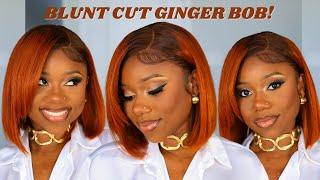 PERFECT BOB WIG FOR THE FALL! | GINGER BLUNT CUT BOB | Luvme Hair | Chev B.