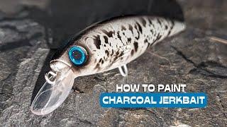 How To Paint Charcoal Jerkbait |Ttwitcherz Fishing