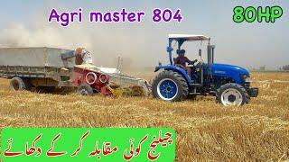 Agri master tractor with YTO engine wheat straw, upper blur machine performance