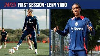 YORO'S BACK! Leny Yoro Returns to Training with Manchester United After Injury