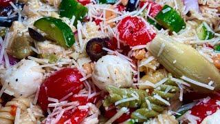 THE BEST ITALIAN ANTIPASTI SALAD EVER! | Cooking w/ Ashley