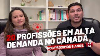 20 Profissōes em alta demanda no canadá, nos próximos 6 anos.