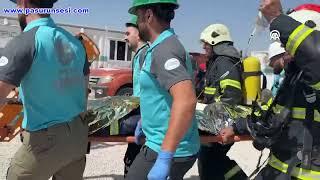 Gabar Dağı petrol arama sahasında 130 personelle tatbikat yapıldı