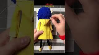 Coraline doll #diy #art #shorts #short #shortsviral #shortvideo #shortsfeed #shortfeed #howto #doll