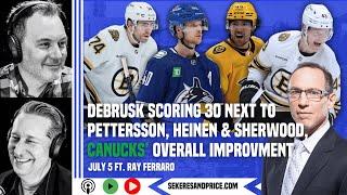 Ray Ferraro on the #Canucks offseason, DeBrusk & EP40, Heinen, team improvement for next season