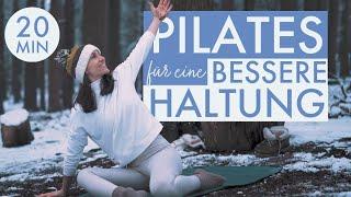 PILATES für eine BESSERE HALTUNG ‍️️ Gehe aufrecht durchs Leben | 20 Minuten für alle Stufen