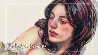 How to Draw a Portrait | Mungyo Oil Pastel 120 (4K UHD)