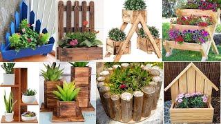 Stylish wooden planters and plant stands to transform your home décor or sell for profit