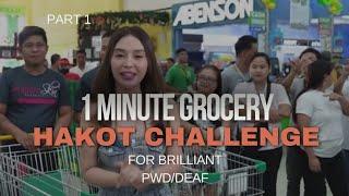 1 minute challenge Grocery for Brilliant Skin PWD/ Deaf