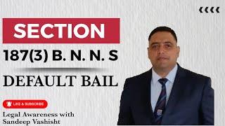 Default Bail/Section 187(3) of BNSS