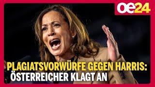 Plagiatsvorwürfe gegen Kamala Harris: Österreicher klagt an