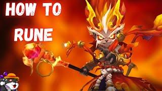 How To Rune Newly Buffed Fire Monkey King (Mei Hou Wang)  Summoners War