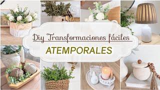 8 Ideas de TRANSFORMACIONES para DECORAR Todo el Año  DIY .