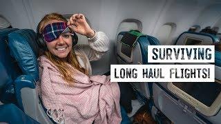 How We Survive LONG HAUL FLIGHTS! - 11 Hour Flight From Seattle To France 