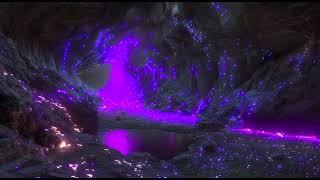 Bioluminescent Wyrms in an Enchanted Cavern #bioluminescence #magic #nature